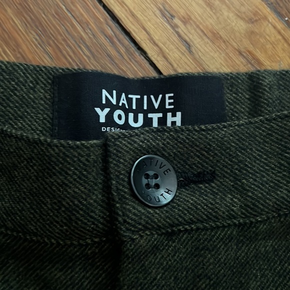 NWT native youth  dark gray pants size: 34 - Picture 3 of 8